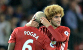 Pogba mất hút vì nhường đất cho Fellaini