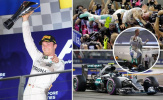 Hulkenberg nát xe sau xuất phát, Rosberg thắng chặng Singapore