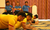 Tuyển thủ Việt Nam gồng mình tập luyện trước đợt sát hạch sức khỏe