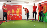 Bale và các đồng đội xứ Wales cùng nhau chơi golf