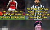 Ảnh chế: Oezil, Pirlo ‘ngã mũ’ với đẳng cấp kiến tạo của Rooney; Giroud ‘gỗ cả người’ cũng có chỗ xài được