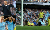 Aguero, De Bruyne sút hỏng phạt đền, Man City thoát thua nhờ Nolito