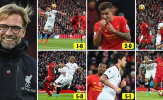 Anfield mở tiệc bàn thắng, Klopp đưa Liverpool lên đỉnh Premier League
