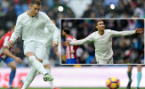 Ronaldo tỏa sáng dưới cơn mưa trên sân Bernabeu