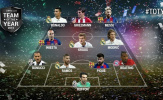UEFA chính thức công bố Đội hình tiêu biểu năm 2016