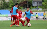 U20 Việt Nam tập nhẹ chuẩn bị cho trận đấu gặp U20 Vanuatu