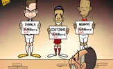 Biếm họa: Cục thuế hút máu Ronaldo, Neymar gia nhập biệt đội kim tiền