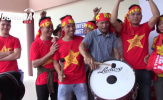 CĐV Việt Nam 'cháy hết mình' với thầy trò Hữu Thắng