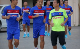 ĐT Việt Nam có hai buổi tập chính trên sân Olympic
