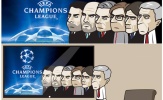 Biếm họa: Buffon xanh mặt vì Messi, Wenger hồi ức về Champions League