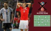 Gareth Bale sát cánh Messi trong đội hình có nguy cơ vắng mặt tại World Cup 2018