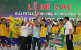 Đại học Công Nghệ TP.HCM vô địch giải futsal sinh viên 2017