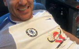 John Terry hớn hở khi trở lại Chelsea điều trị chấn thương