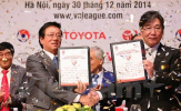 Toyota ngừng hợp tác, V-League mất 40 tỷ/năm