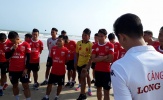 CLB Long An rèn thể lực chuẩn bị chinh chiến tại giải Hạng Nhất 2018