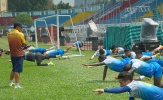 Sài Gòn FC hăng hái tập luyện, chờ quyết đấu Than Quảng Ninh