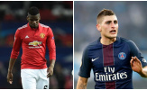Manchester United tính đổi Paul Pogba lấy Marco Verratti?