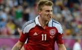 Đan Mạch công bố đội hình - 'Lord' Bendtner xuất hiện