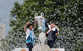 Chùm ảnh: Các cầu thủ Real Madrid ăn mừng chức vô địch Champions League