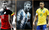 Những danh thủ khoác áo số 10 xuất sắc nhất World Cup 2018