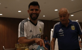 Kun Aguero rạng rỡ đón sinh nhật cùng Argentina