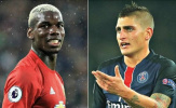 Chuyển hướng sang Verratti, Mourinho sẵn sàng loại Pogba?