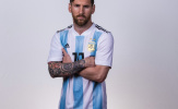 Messi tạo dáng cựu ngầu trong bộ ảnh chân dung của Argentina