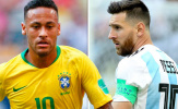 Tỏa sáng cứu Brazil nhưng Neymar vẫn 'hít khói' Messi trên mạng xã hội