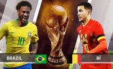 DỰ ĐOÁN và tỉ lệ cược: Brazil - Bỉ