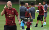 Freddie Ljungberg hầm hố trên sân tập Arsenal
