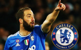 5 phương án thay thế nếu Chelsea 'vồ hụt' Gonzalo Higuain