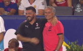 Thấy học trò đá hỏng, Gattuso xin Mourinho đá phạt đền