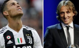 Phản ứng bất ngờ của Ronaldo dành cho Modric sau Gala UEFA