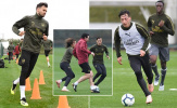 HLV Emery rê bóng điêu luyện khiến các cầu thủ Arsenal lác mắt