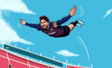 Lập hattrick và tạo kỷ lục, nhưng Messi vẫn thua Ronaldo