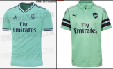 Rò rỉ mẫu áo đấu mới của Real Madrid, trông không khác gì... Arsenal