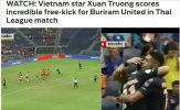 Báo châu Á: Xuân Trường đã tạo siêu phẩm và đi vào lịch sử Thai-League
