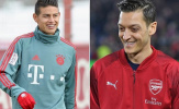 Nếu Arsenal phải chia tay Ozil, 'song James' sẽ là sự thay thế sáng giá