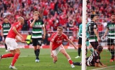 Benfica chia điểm với Sporting CP trong trận cầu phân định ngôi vương Bồ Đào Nha