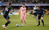 Inter Miami chia điểm nghẹt thở với San Jose trong ngày Messi im tiếng
