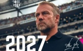 CHÍNH THỨC! Barca 'trói chân' Hansi Flick đến 2027 sau cú ăn ba quốc nội