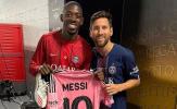 Messi gặp lại Luis Enrique, đổi áo với Dembele sau trận thua PSG