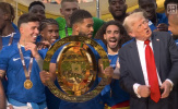 Phản ứng khó đỡ của Donald Trump tại chung kết Club World Cup khi bị yêu cầu rời bục