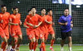 U23 Việt Nam tập buổi đầu tại Jakarta trước trận gặp Lào