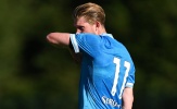 Kevin De Bruyne thua trận ra mắt Napoli trước đội hạng ba