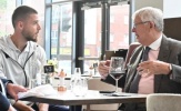 De Gea hội ngộ Alex Ferguson trước trận đấu với MU