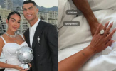 Ronaldo chính thức cầu hôn Georgina, lộ nhẫn kim cương gây choáng