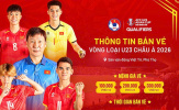 VFF công bố giá vé xem U23 Việt Nam tại vòng loại U23 châu Á