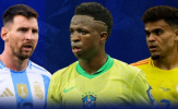Giá trị kỷ lục của các ngôi sao Nam Mỹ: Vinicius vượt Messi, Diaz góp mặt