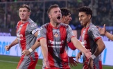 Jamie Vardy vỡ òa hạnh phúc sau bàn thắng đầu tiên ở Serie A